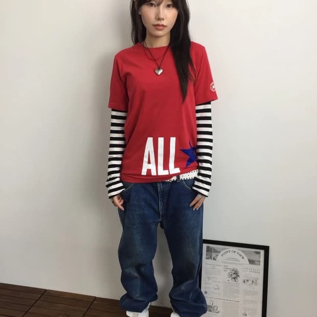 Converse All Star Wrap Logo Tee