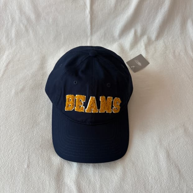 BEAMS 빔즈 로고 베이직 볼캡