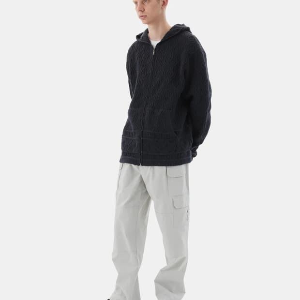 니트 집업 후드 네이비 L (체감사이즈 XL)