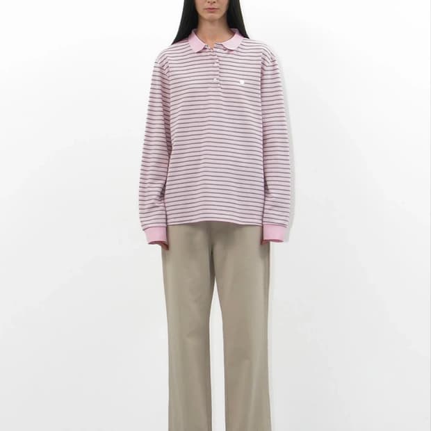 파르티멘토우먼 스트라이프 폴로티