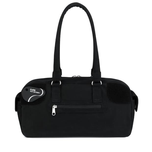 오호스 블랙 바게트 숄더백