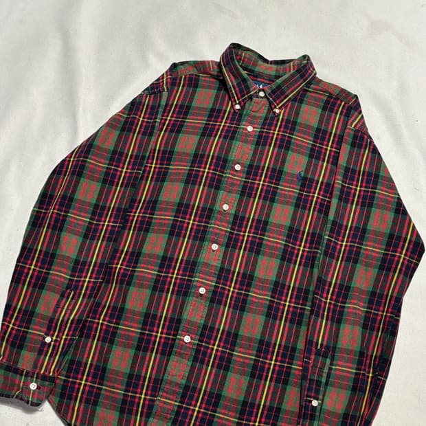 L 폴로랄프로렌 클래식 핏 멀티 체크 셔츠