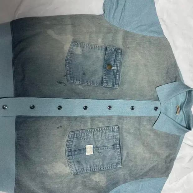 캐피탈 반팔 니트 