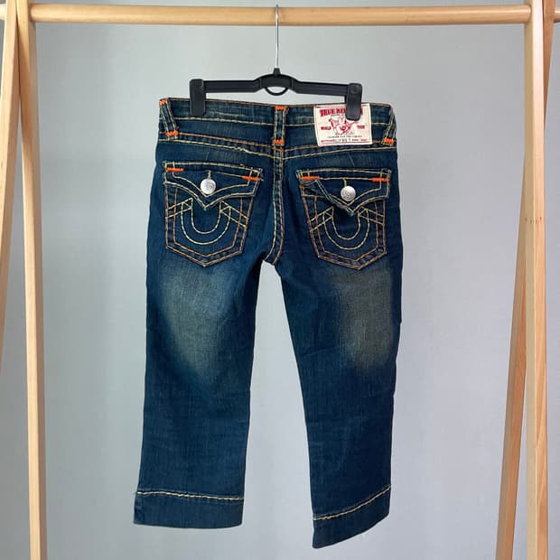 True Religion 데님 7부 팬츠(Made in USA)