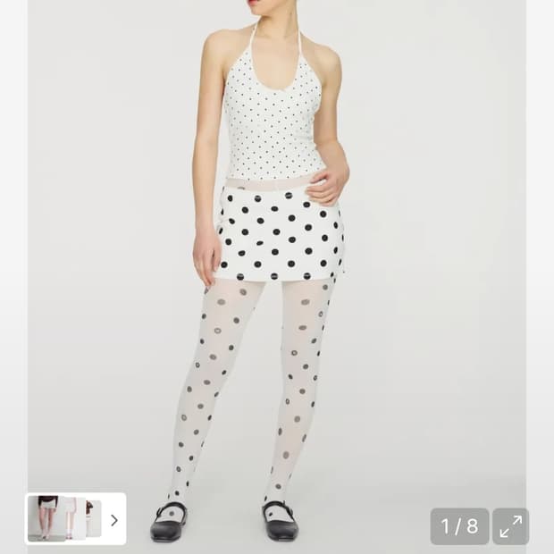 글로니 도트 스커트 wild mini skirt