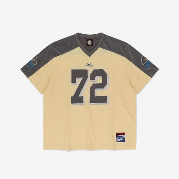썬러브 스포츠 메쉬 반팔 노랑 (sport mesh tee 옐로우)