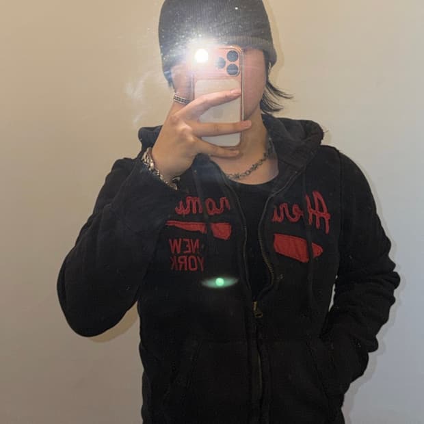 아베크롬비 y2k 후드집업