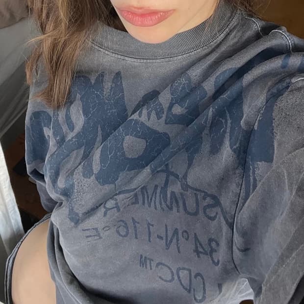 엘씨디씨 lcdc tm 티엠 LETTERING PRINT T-SHIRT