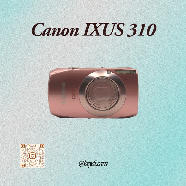 (환연 민경) 캐논 익서스 310 핑크(희귀), 익시 31s , Ixus