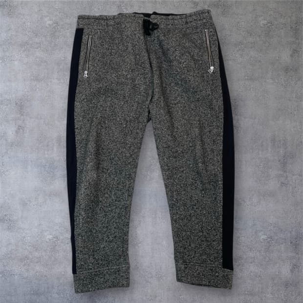 아르마니 익스체인지 딥그레이 사이드패널 기모 조거팬츠 2XL