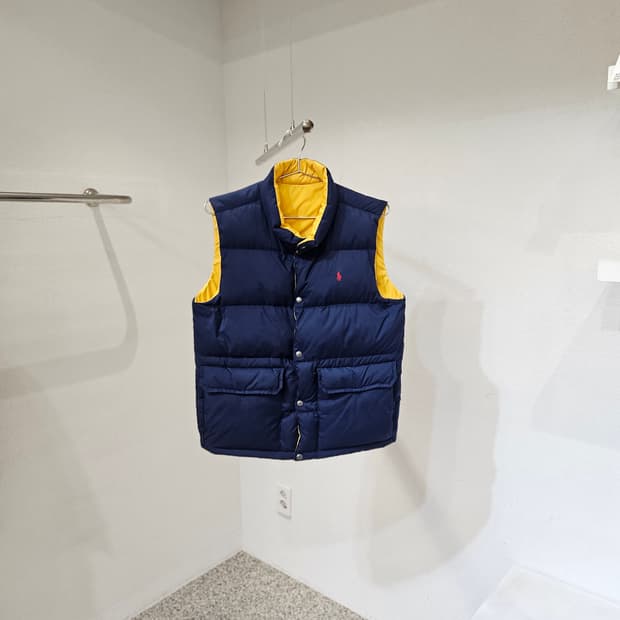 폴로랄프로렌 다운 양면 패딩조끼