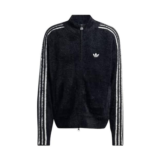 [새상품] M) 아디다스 인조 모헤어 클래식 트랙 탑 블랙/오렌지