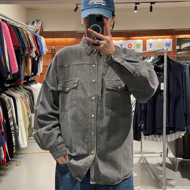 빈티지 웨스턴 셔츠  