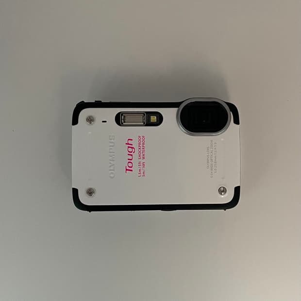 [작례/바로 사용] 올림푸스 TOUGH TG-620 화이트 디카