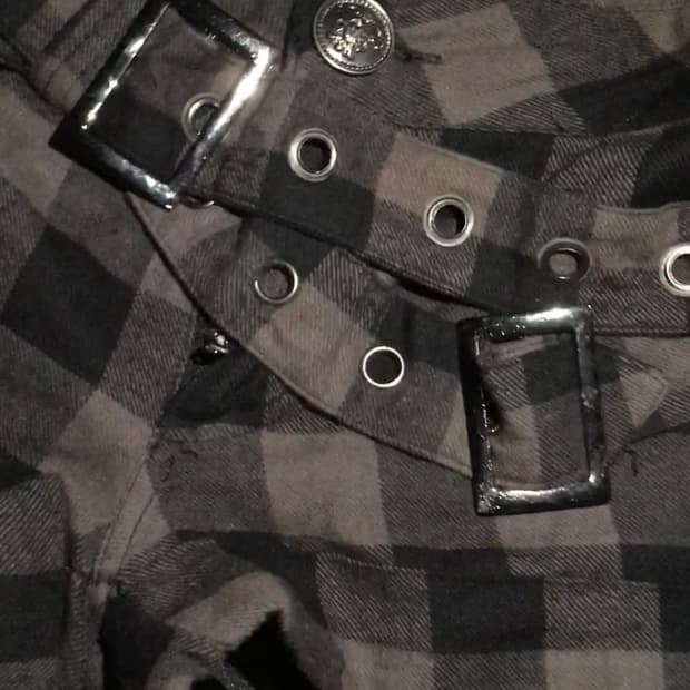 고스트 오브 할렘 파우닝 133 체크 팬츠