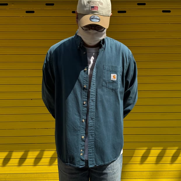 칼하트 버튼다운 워크셔츠 L