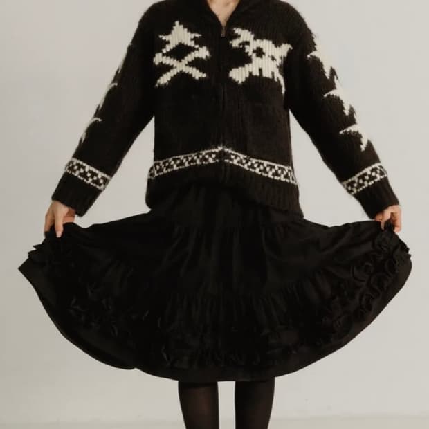 플리즈 프로젝트 니트 치마