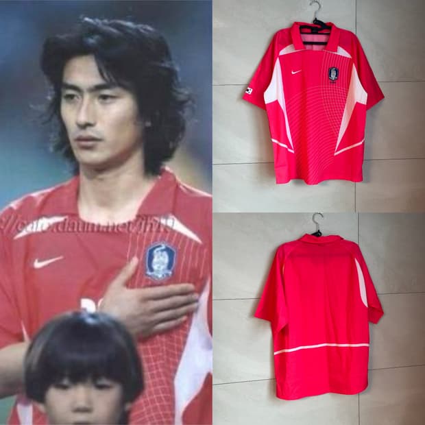 나이키 2002 월드컵 대한민국 국대 축구 유니폼 [L/100]