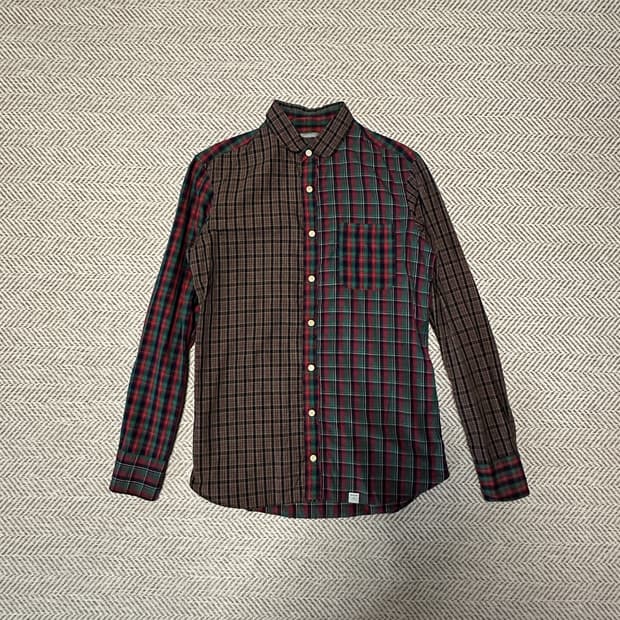 KOLOR BEACON japan made multicheck shirt