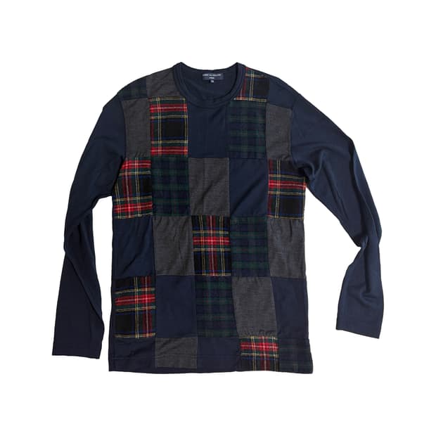 2009 comme des garcons patchwork knit