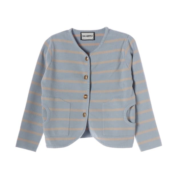칼라거펠트 파리스 스트라이프 니트 가디건 66