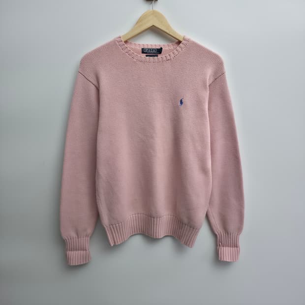 [M] 폴로 랄프로렌 연핑크 핑크 니트