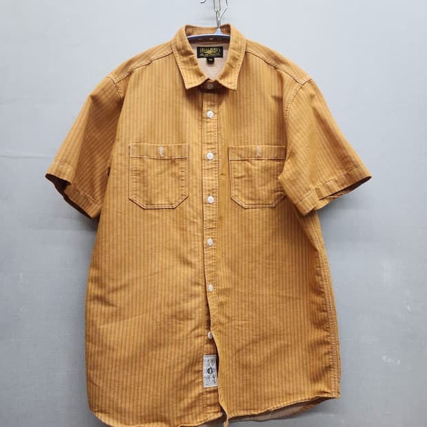 스몰버드 빈티지 스트라이프 워크셔츠 M(M) 남여공용