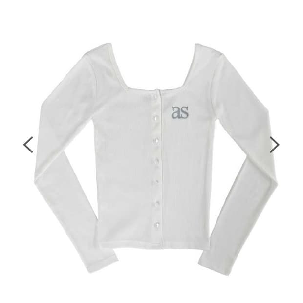 시실리 가디건 SICILY BUTTON CARDIGAN WHITE
