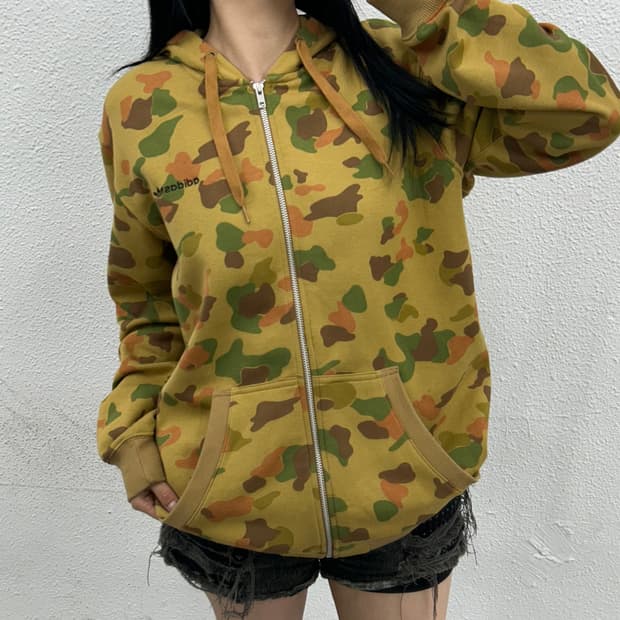 아디다스 된장 카모 후드집업 105