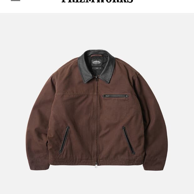 프리즘웍스 캔버스 워크자켓 M 새상품