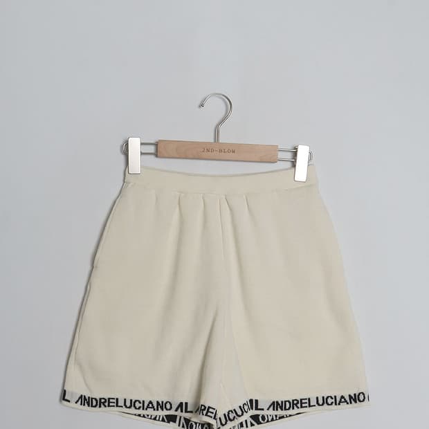 ANDRELUCIANO Knit Wide Shorts (25~26)