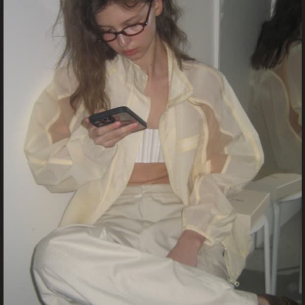 오버듀플레어 나일론 블루종 점퍼