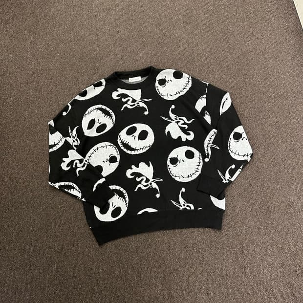 M)디즈니 빈티지 캐릭터 니트 스웨터