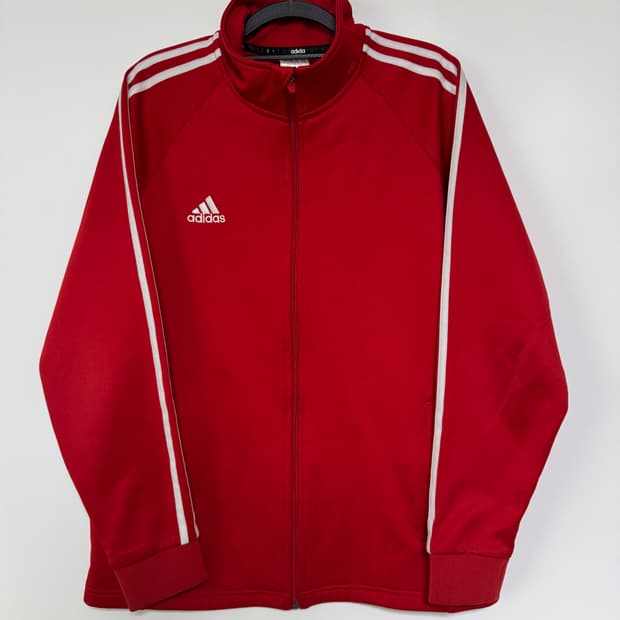 아디다스 레드 져지 안기모 100사이즈