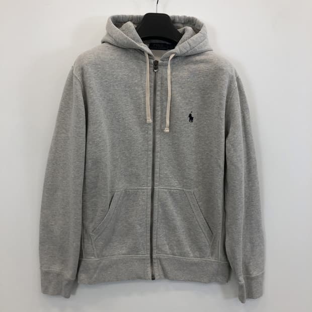 폴로 랄프로렌 써멀 후드집업 M 그레이
