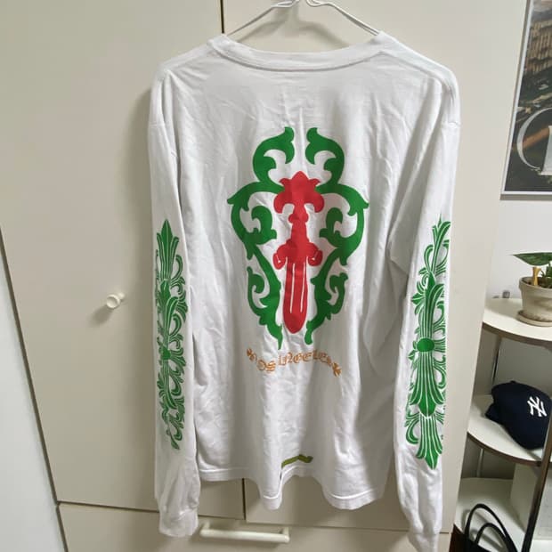 크롬하츠 대거 플로랄 로스엔젤레스 한정판 롱슬리브 사이즈 L