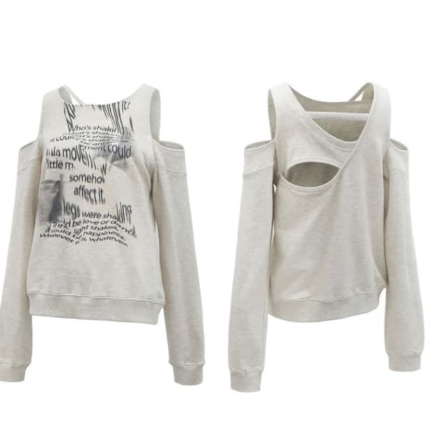 nache 나체 bare sweat shirt 베어 스웨트 셔츠 맨투맨