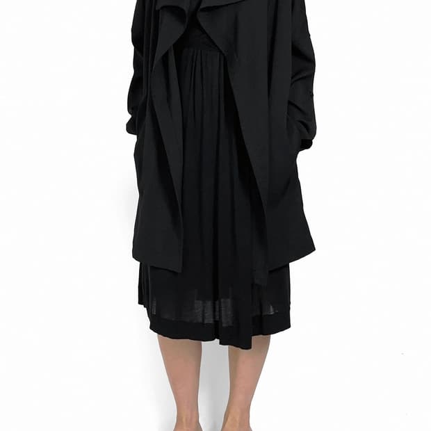 Max Studio draped open jacket