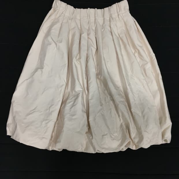 연베이지 펌킨스커트