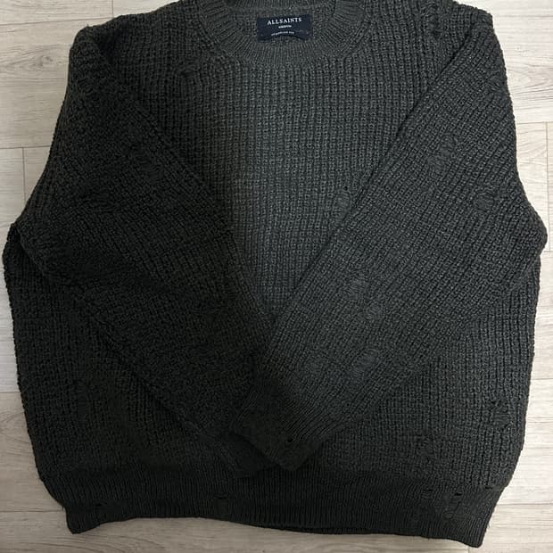 올세인츠 디스트로이드 데미지 니트 스웨터 팝니다 !