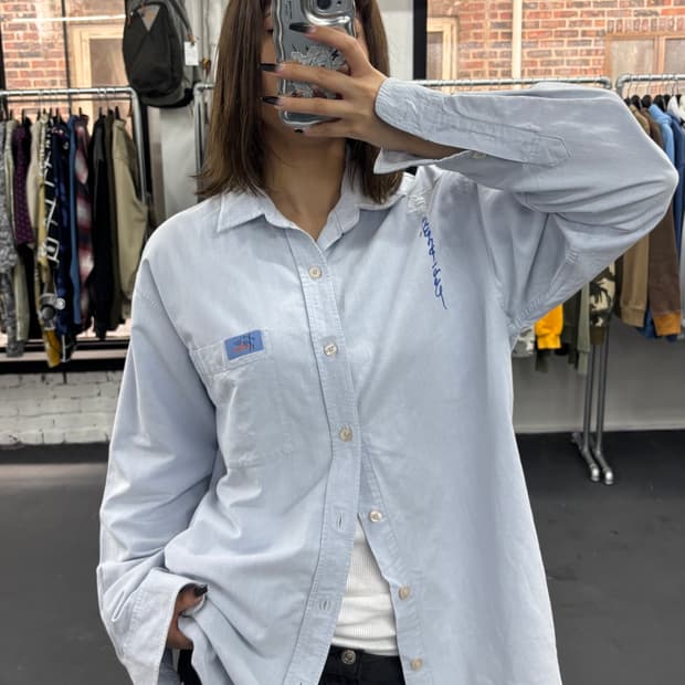 FUBU 푸부 레터링 오버핏 셔츠
