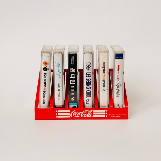 Vintage | 코카콜라 카세트 테이프 수납