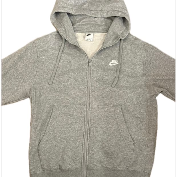 나이키 후드집업 그레이 s