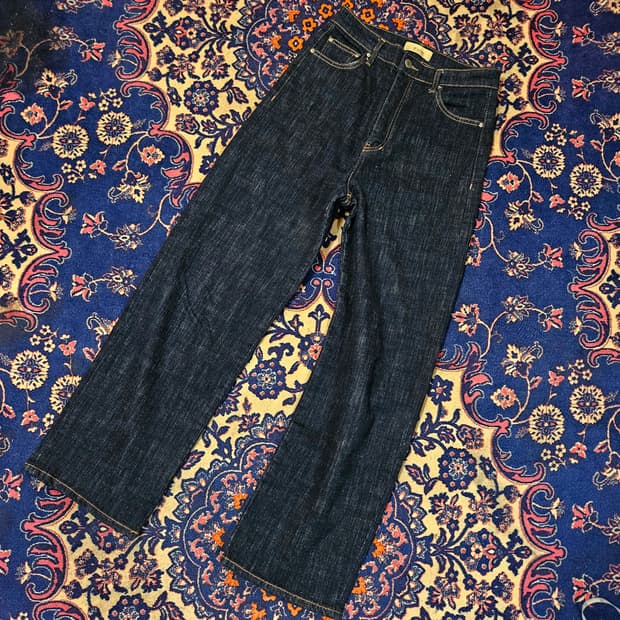 디아베크 하이웨스트 루즈 스트레이트 데님팬츠