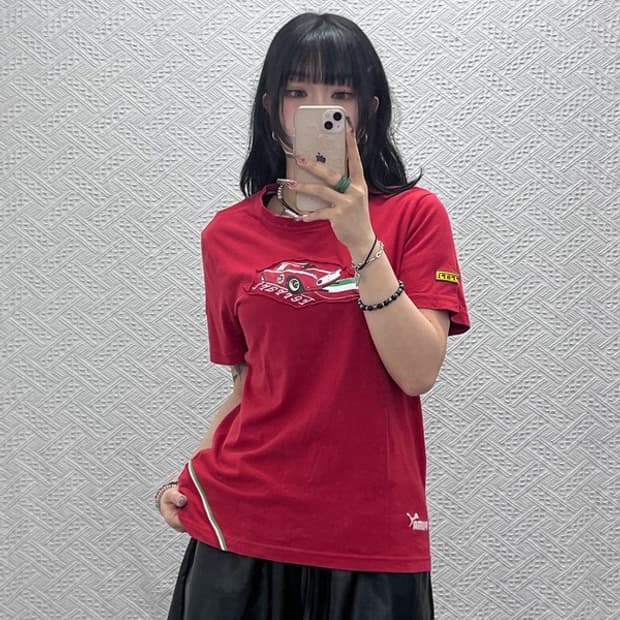 푸마 x 페라리 스트릿 펑크 모터 레이싱 반팔티 M C11614
