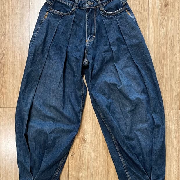 택포) 자라 아더에러 (자더에러) 와이드 레그진 데님 팬츠