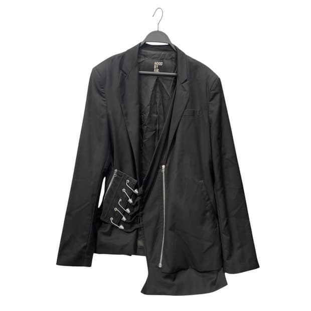 후드바이에어 15SS 핀 테일러드 자켓 