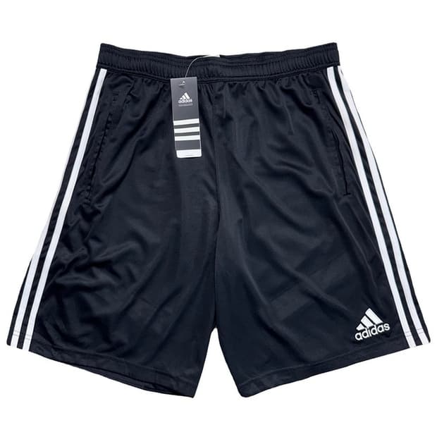 새상품 ADIDAS 삼선 트레이닝 쇼츠 블랙 110