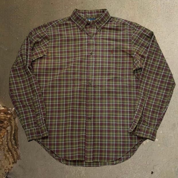 폴로 체크 남방