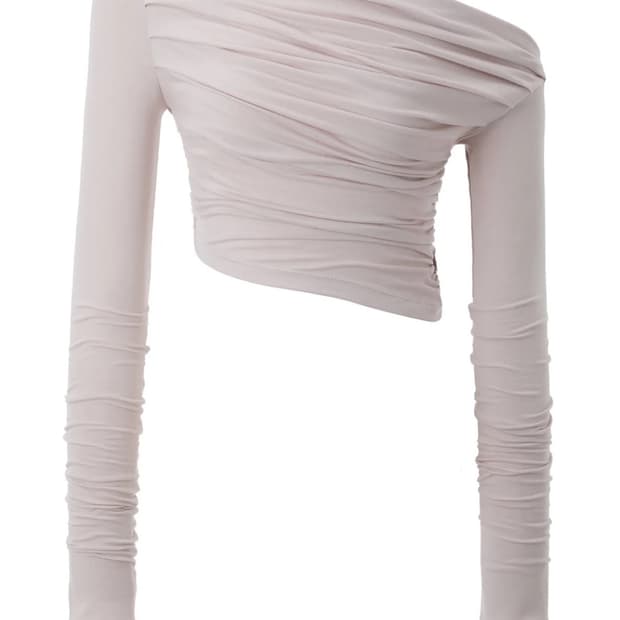 threetimes drape top pink 새제품 팔아요